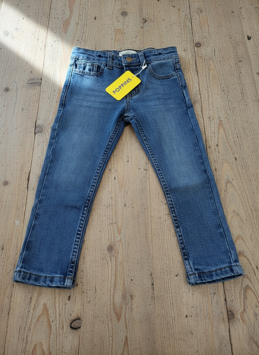 Poppins Kid's Denim Boys Jeans Navy Blue