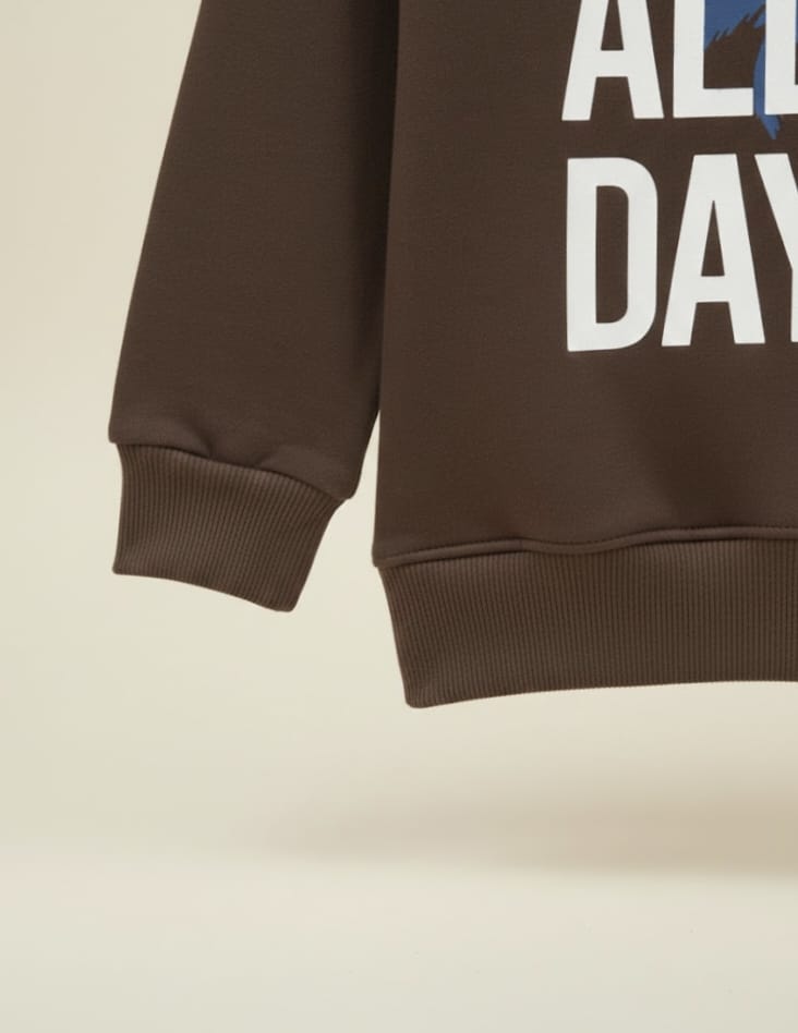 Global Fashion Kid's Surf All Day Printed Sweatshirt