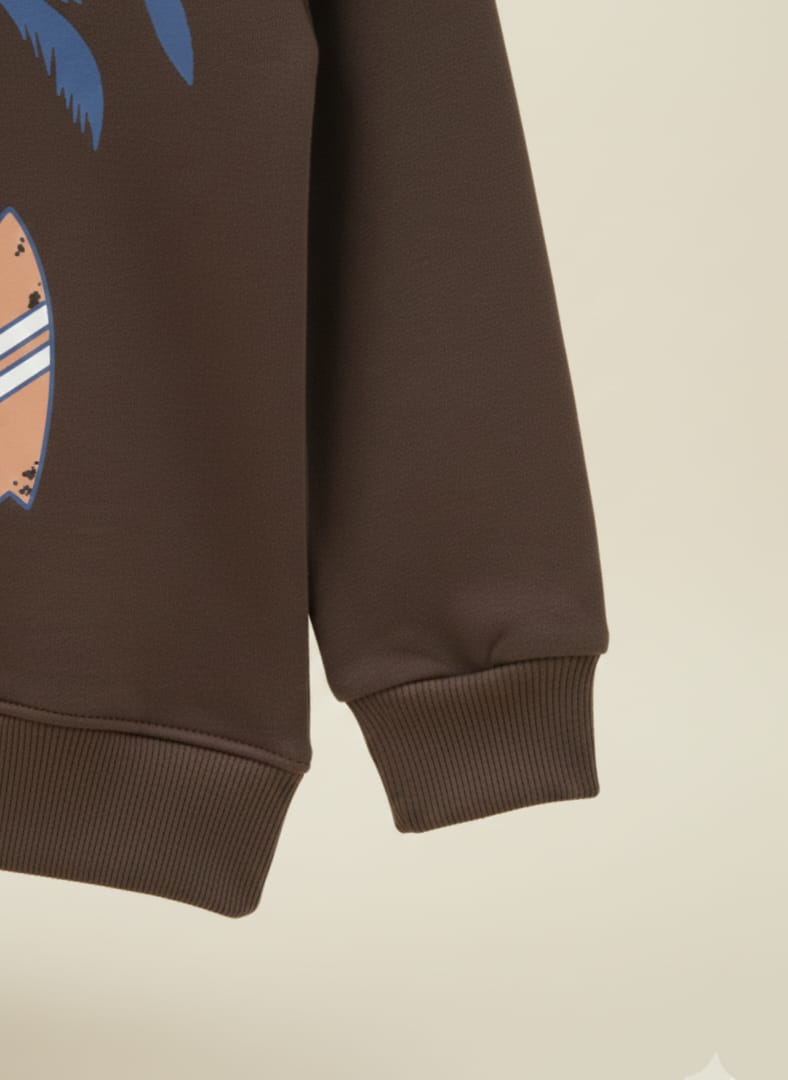 Global Fashion Kid's Surf All Day Printed Sweatshirt