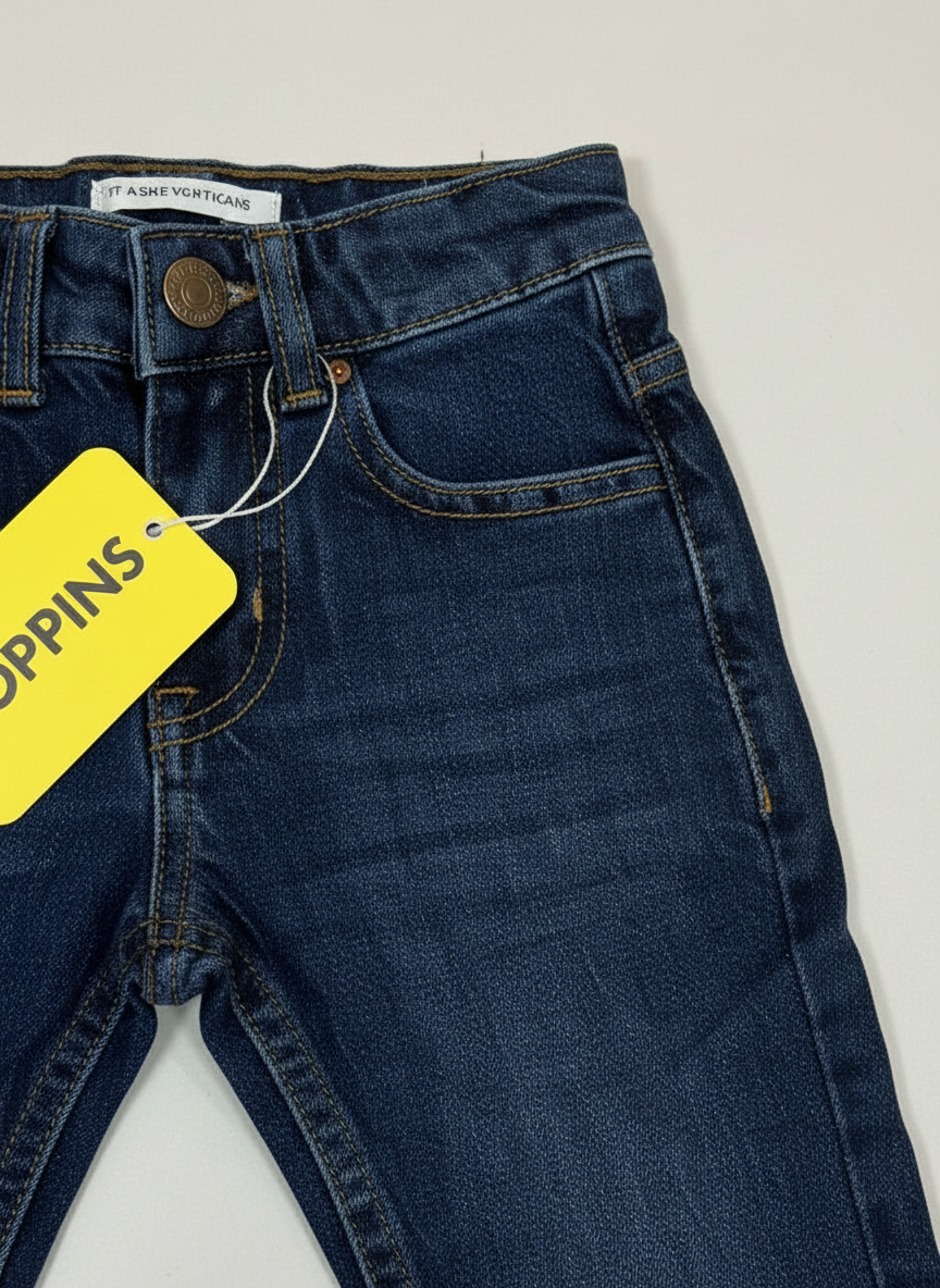 Close-up detail shot of left hip area