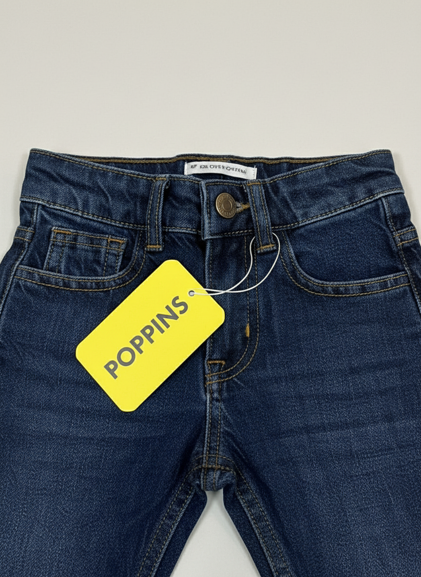 Close-up detail shot of waistband and fly